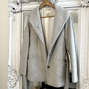 Wilfred Pea Coat in virgin wool and cashmere